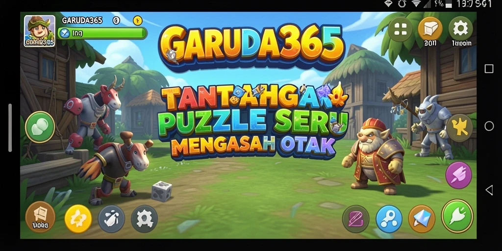 Tampilan gameplay menarik di GARUDA365 yang menantang pemikiran.