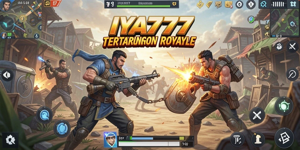 Gameplay mendebarkan dari IYA777 dalam pertempuran Battle Royale.