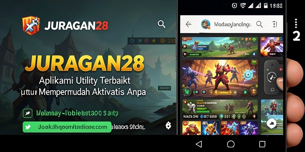 Tampilan antarmuka JURAGAN28 yang modern dan mudah digunakan.