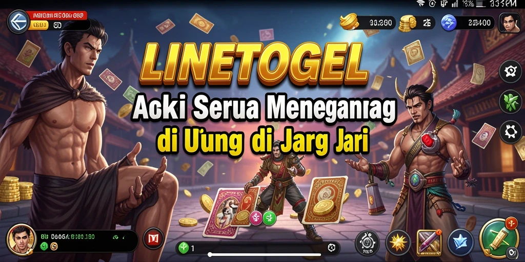 Tampilan seru dari gameplay LINETOGEL yang penuh aksi menegangkan.