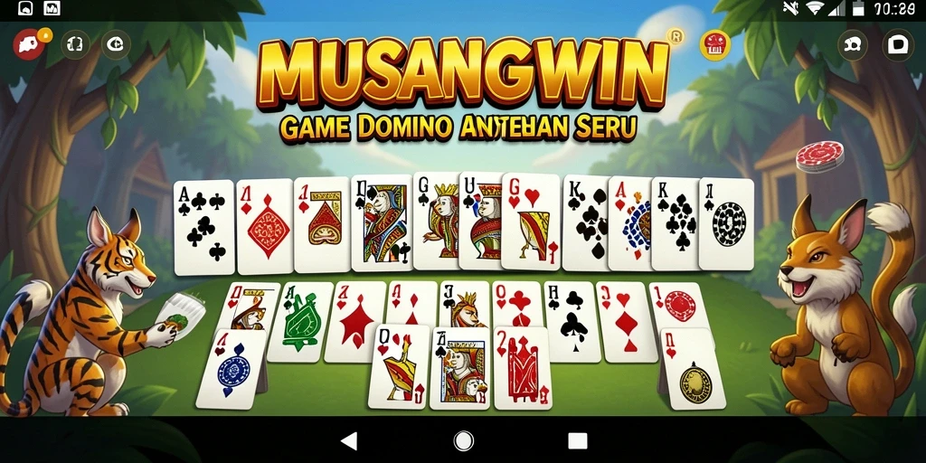 Gameplay seru dari game Domino MUSANGWIN