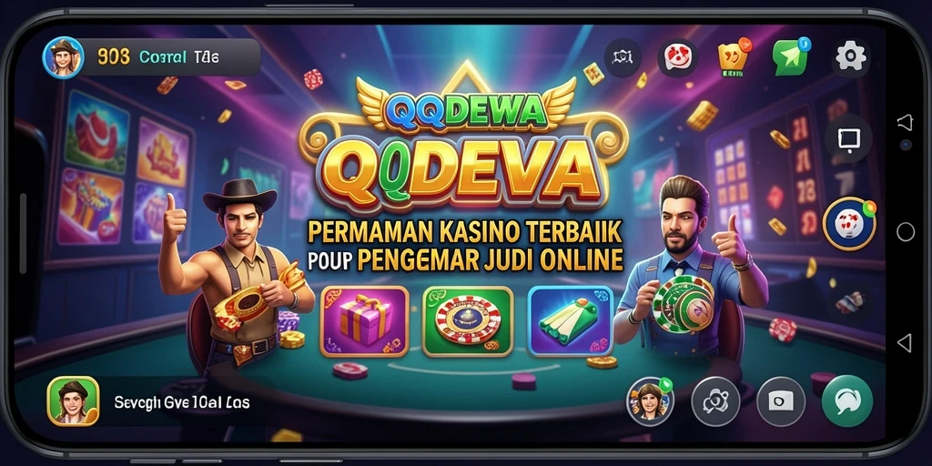 Gameplay menarik dari QQDEWA dengan grafik kasino yang memukau.
