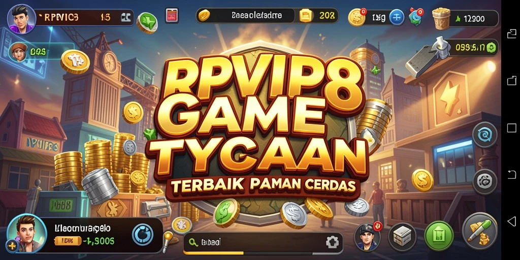 Tangkapan layar RPVIP8 menampilkan gameplay seru dalam mengelola bisnis Tycoon.