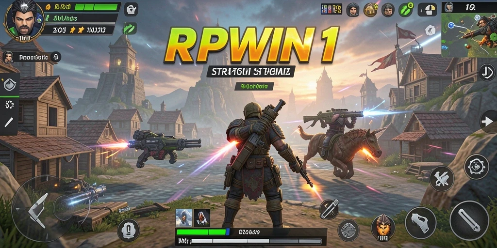 Screenshot menunjukkan momen menegangkan saat pertempuran strategi.