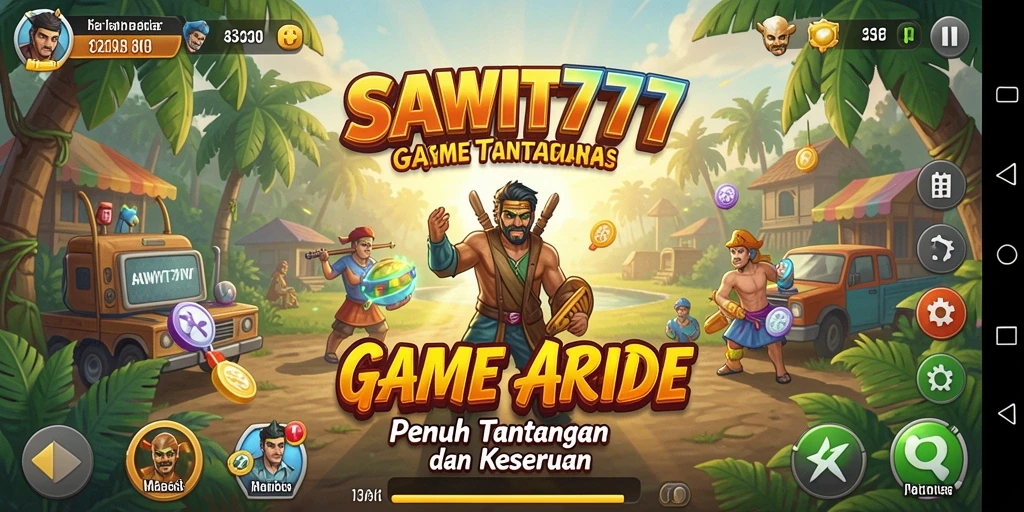 Tampilan gameplay SAWIT777 yang penuh aksi dan tantangan.