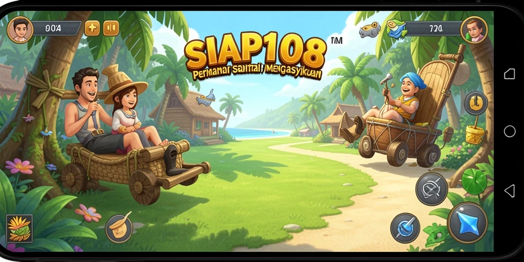 Tangkapan layar gameplay SIAP108 yang menampilkan aksi seru dan penuh warna.