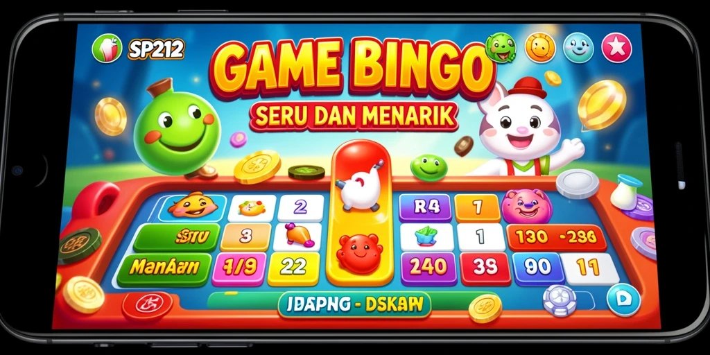 Tampilan permainan SP212 yang menarik dengan fitur Bingo.