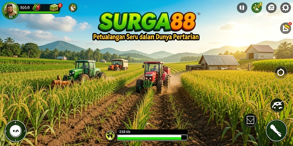 Tampilan gameplay SURGA88 yang penuh warna dan menarik.