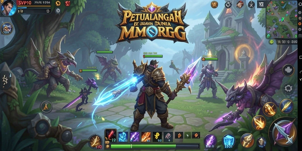 Tampilan gameplay menarik dari SVIP10 yang menunjukkan aksi seru dalam MMORPG.