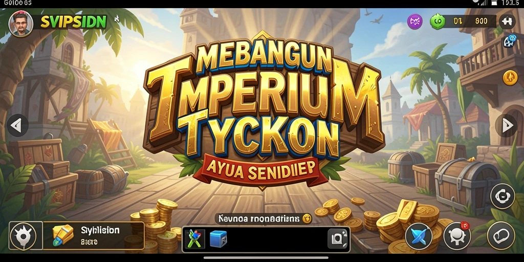 Screenshot gameplay SVIPSIDN yang menampilkan strategi bisnis dalam permainan Tycoon.